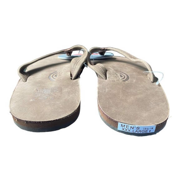 Rainbow Single Layer Premier Leather 301 Alts Men's Sandals XXXL Size 13.5-15 - Picture 8 of 13